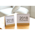 Impression de calendrier de bureau du nouvel an 2018 de conception personnalisée